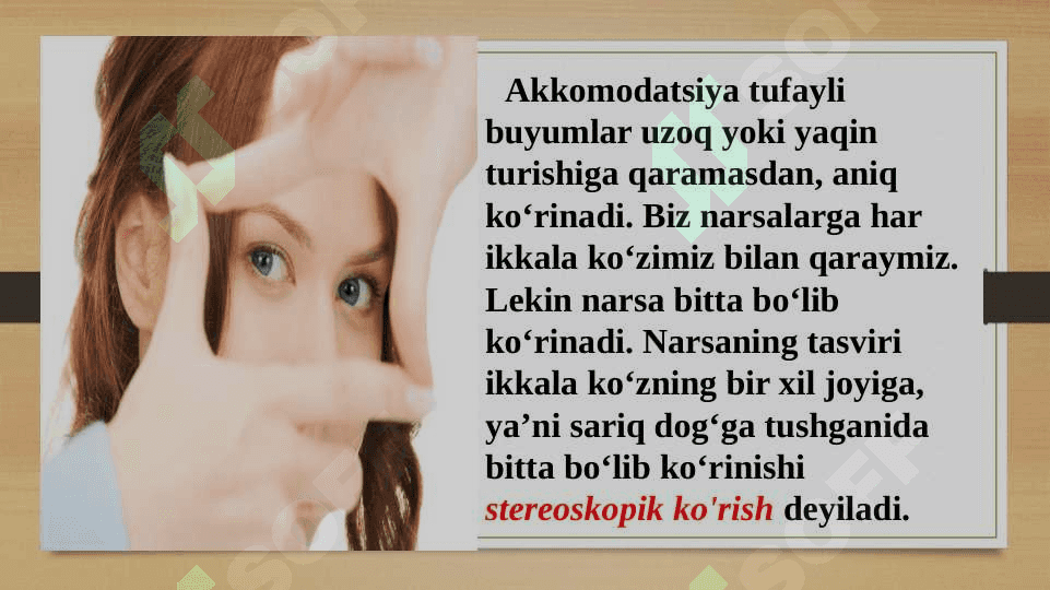 Ko‘rish organlarining funksiyasi 5