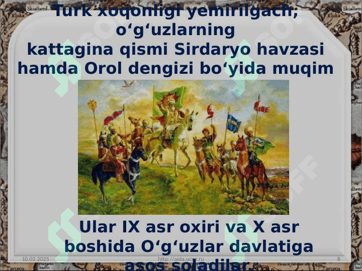 Qarluqlar, O‘g‘uzlar, Tohiriylar 8