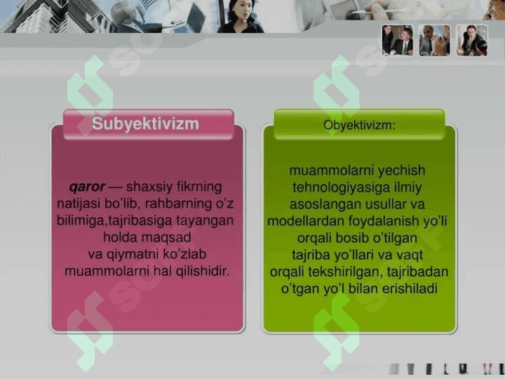Boshqaruvda qarorlarni qabul qilish 3
