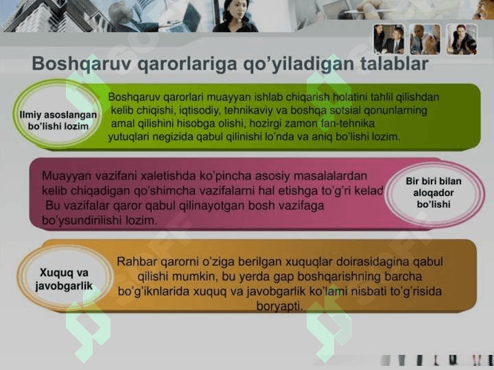 Boshqaruvda qarorlarni qabul qilish 5