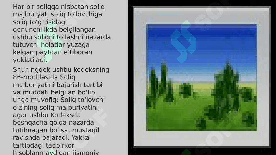 SOLIQ MAJBURIYATINI BAJARISH 3