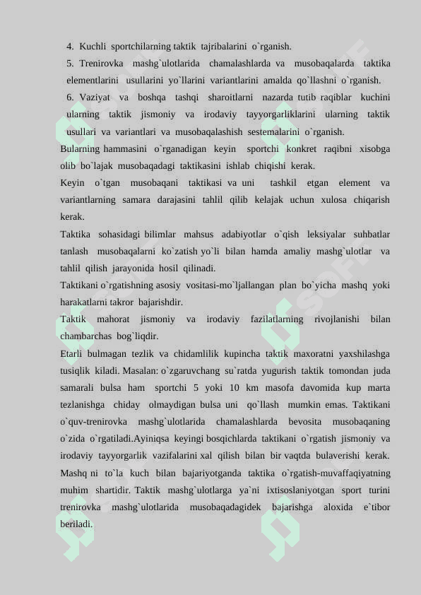 Taktik  tayyorgarlik 3