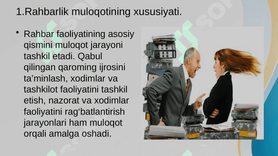 Rahbarlik muloqoti 3