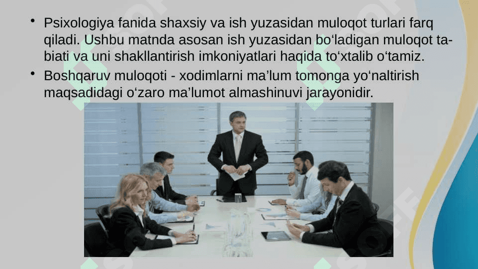 Rahbarlik muloqoti 4