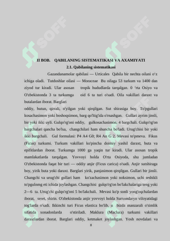 Gazandanamolar qabilasi 8