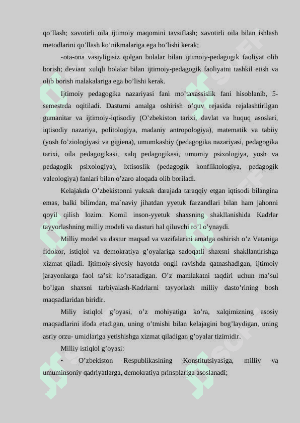 Ijtimoiy pedagogika va pedagogik sotsiologiyaga ehtiyoj va zamonaviy jamiyat rivojining zaruriy shartlari 3