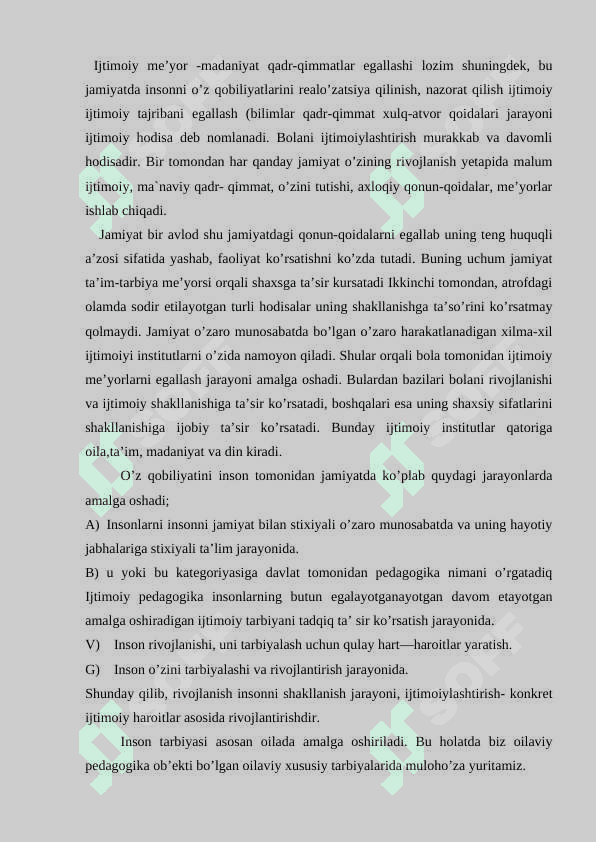 Ijtimoiy pedagogika va pedagogik sotsiologiyaga ehtiyoj va zamonaviy jamiyat rivojining zaruriy shartlari 8