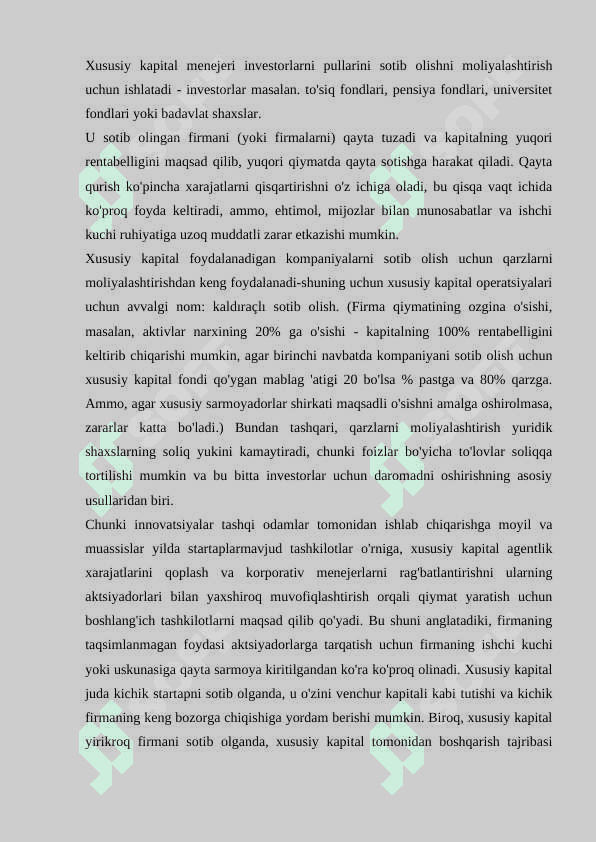 Xususiy kapital va uning samaradorligining tarkibi 3