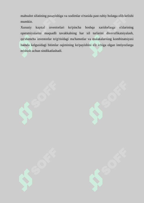 Xususiy kapital va uning samaradorligining tarkibi 4