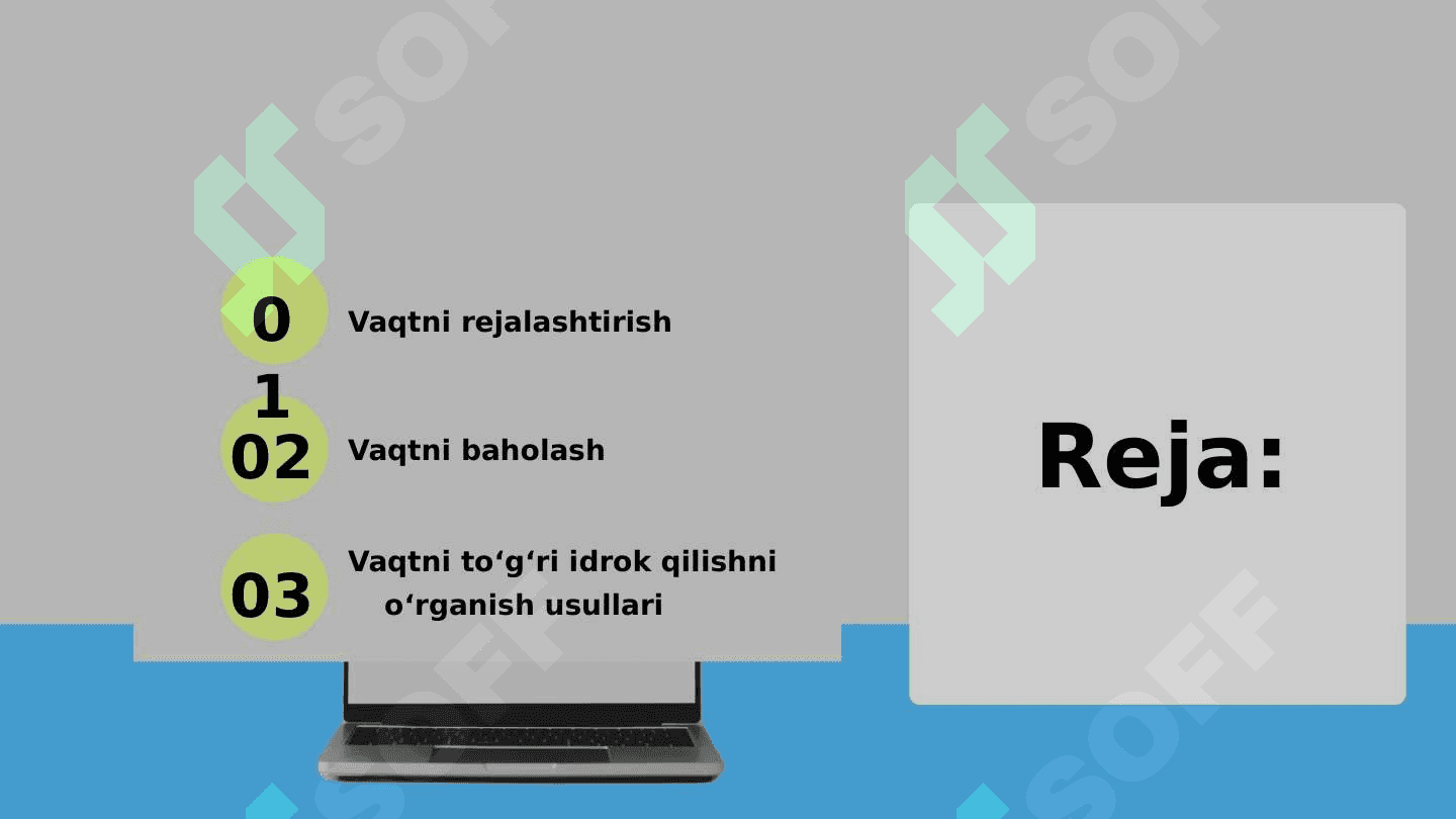 Vaqtni idrok qilishni oʻrganish 2