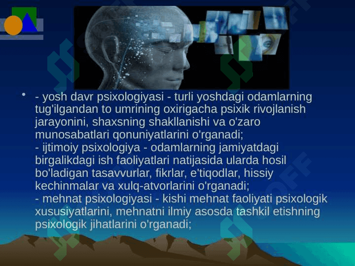 Psixika va uning evolutsiyasi 4