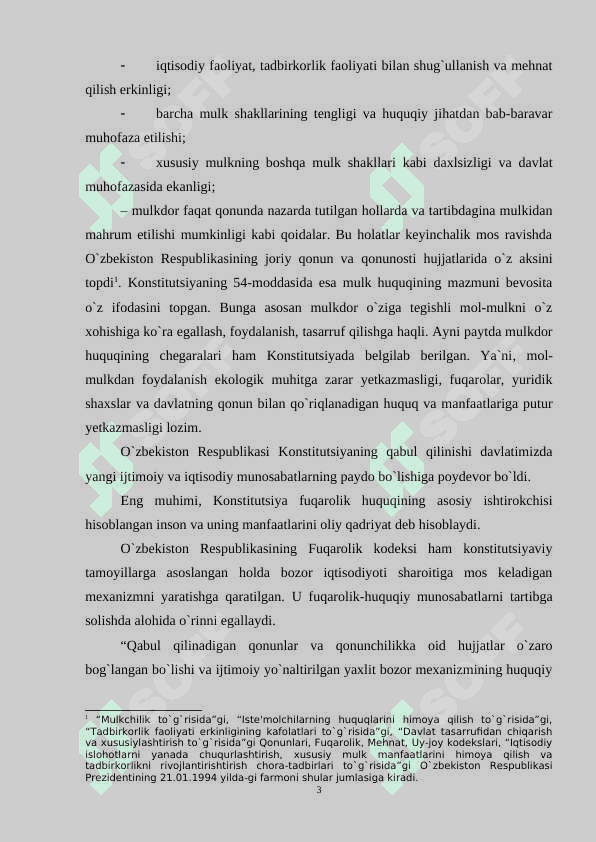 Fuqarolik huquqi tushunchasi tamoyillari tizimi va manbalari 3