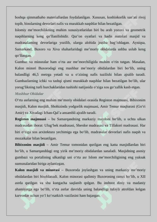 Rivojlangan o‘rta asrlarda madaniy hayot 8