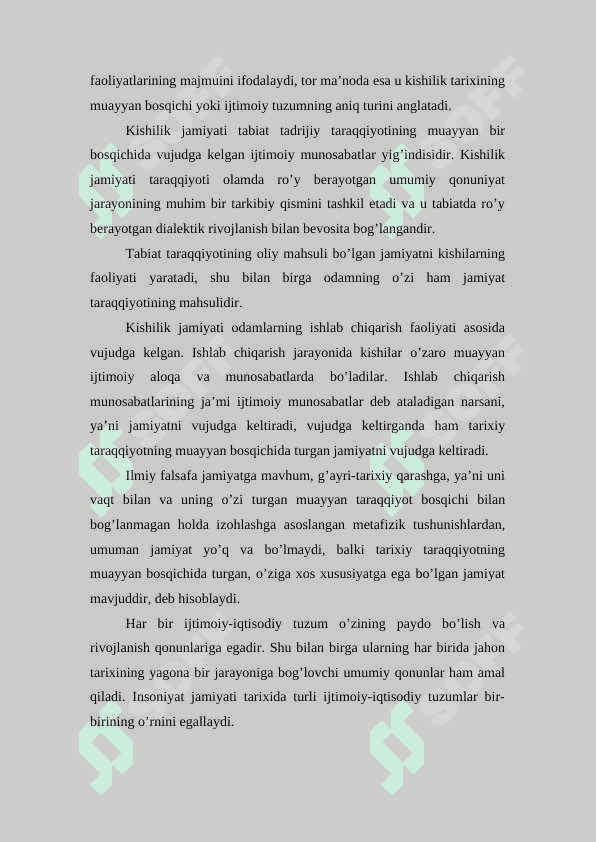 Jamiyat taraqqiyotida tarixning mazmuni, yo‘nalishlari va konsepsiyalari 4
