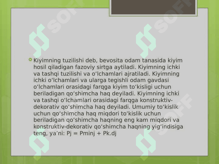 Turli materiallardan kiyimlarni konstruksiyalash 4