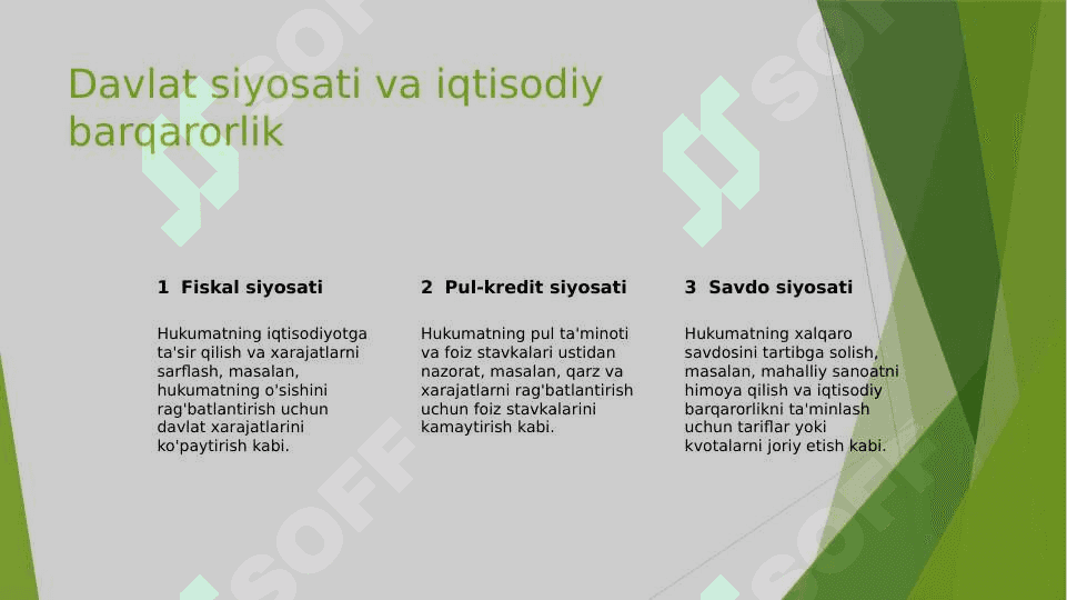 Iqtisodiyotning barqarorligi va makroiqtisodiy zaiflikning barqarorligi 6