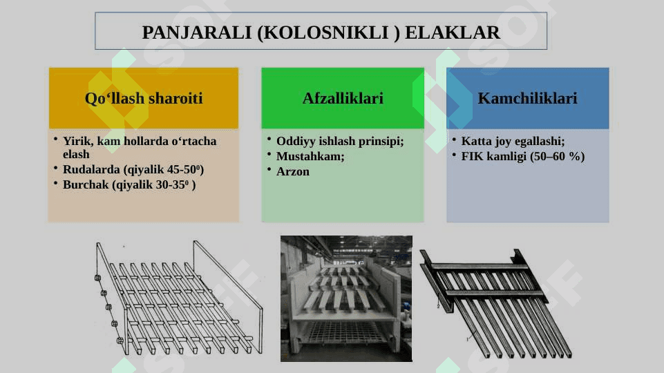 G‘ALVIRLAR TURLARI VA ISHLASH PRINSIPLARI 6