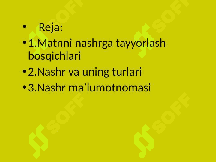 Matnni nashrga tayyorlash 3