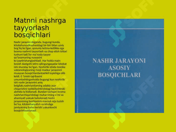 Matnni nashrga tayyorlash 5