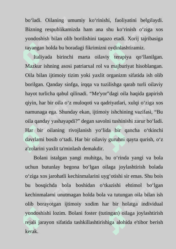Mehribonlik uylari psixologining shaxsiy fazilatlari 8