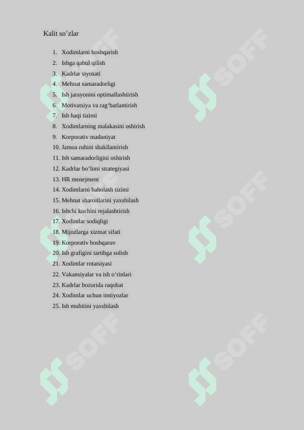 Korzinka supermarket tarmoqlarida xodimlar boshqaruvi 3