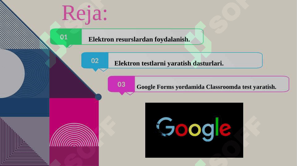 Elektron resurslarni o‘quv vositasi sifatida qo‘llash usullari. 2