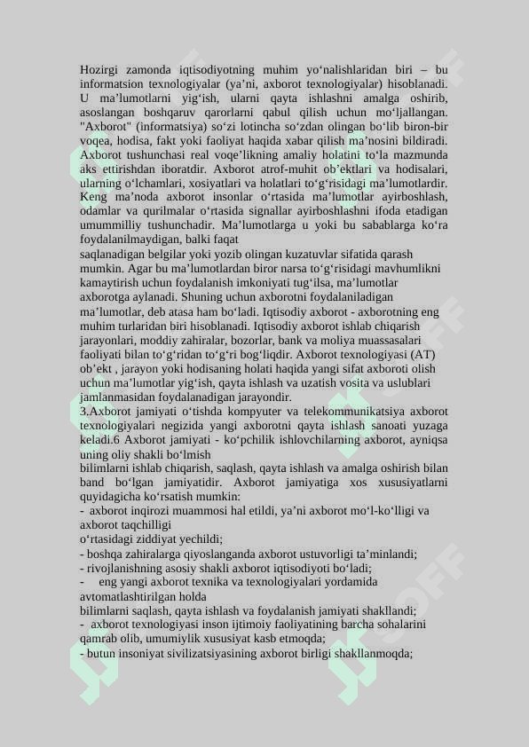INDIVIDUAL LOYIHA 6
