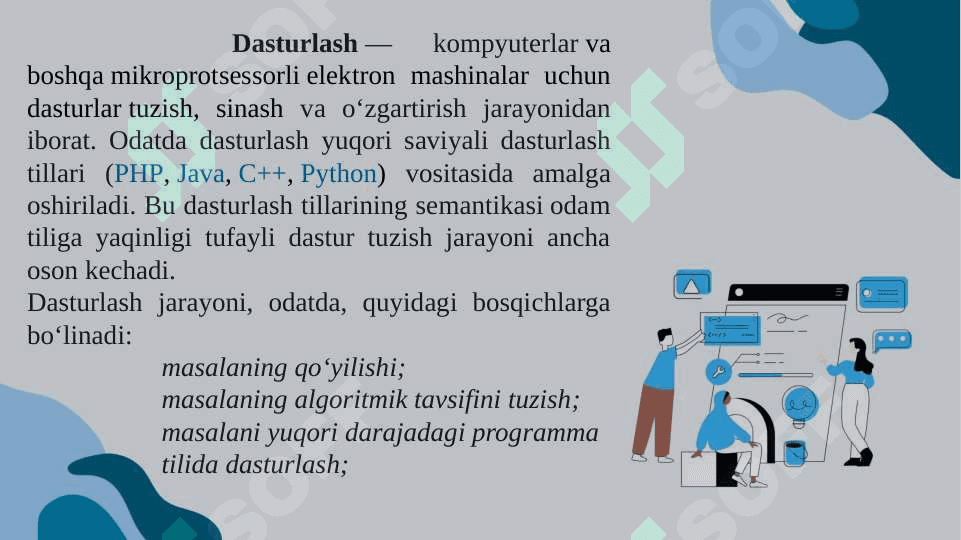 Dasturlash texnologiyasining uskunaviy vositalari 4