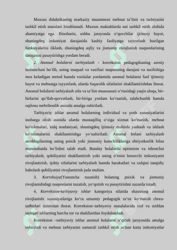 PEDAGOGIK DIAGNOSTIKA. PEDAGOGIK KORREKSIYA. ELEKTRON PEDAGOGIKA 6