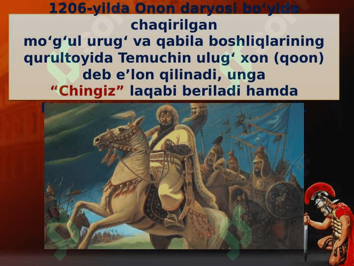 Xorazmshoh va Chingizxon munosabatlari 3