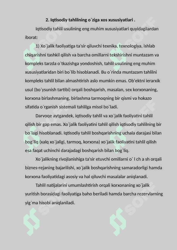 Iqtisodiy tahlil qilishning usullari 4