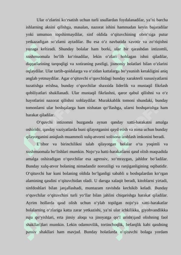 O’qituvchi va o’quvchi o’rtasidagi nizolarning o’ziga xos xususiyatlari 4