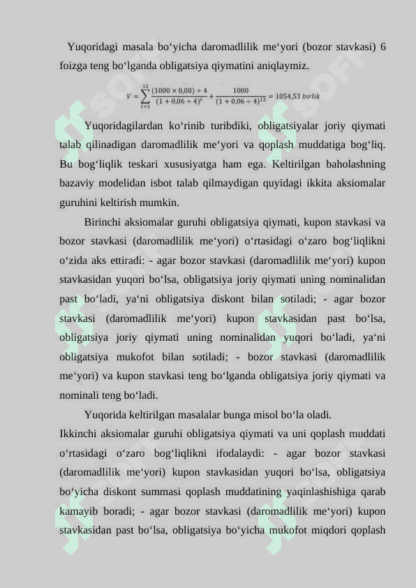 Jahon moliya bozorida “yashil             obligatsiyalar”ning o‘rni. 8