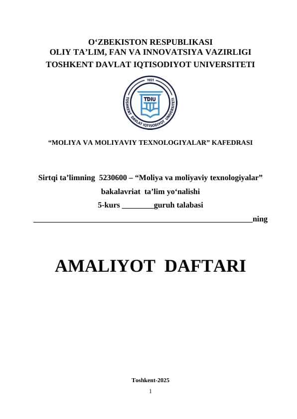 iqtisodiyot va moliya vazirligi