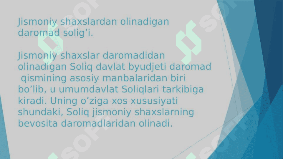 Jismoniy shaxslarning yer solig‘i to‘lovchilari, ob’ekti va soliq stavkalari 3