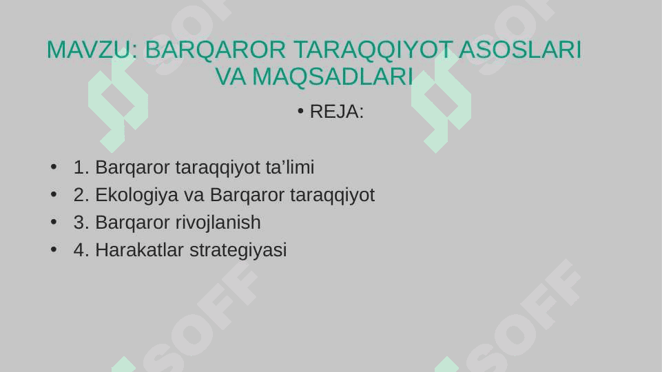 BARQAROR TARAQQIYOT ASOSLARI VA MAQSADLARI 2