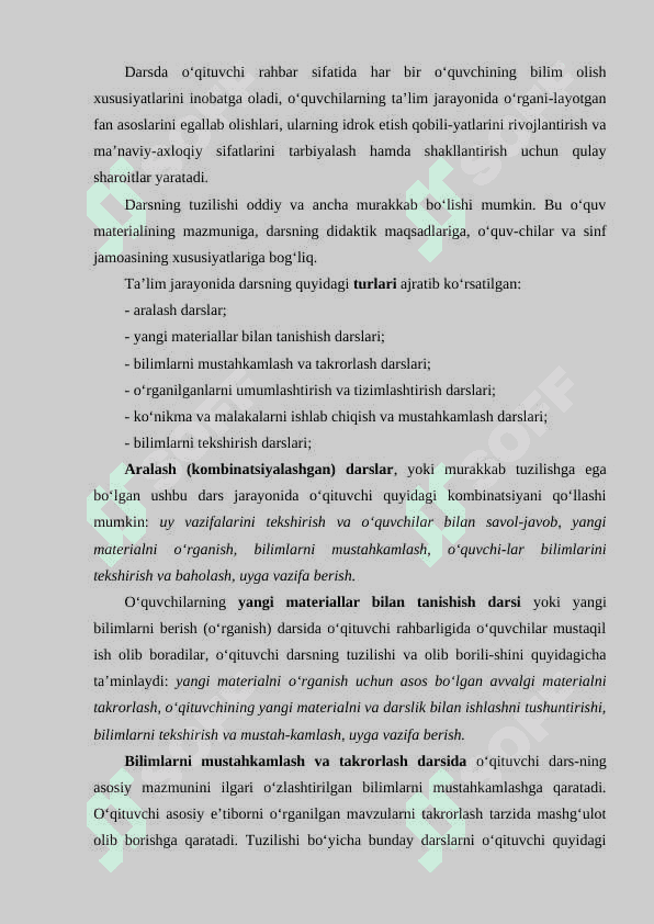 O’QITUVCHINING TA’LIM JARAYONIDAGI MAHORATI 6