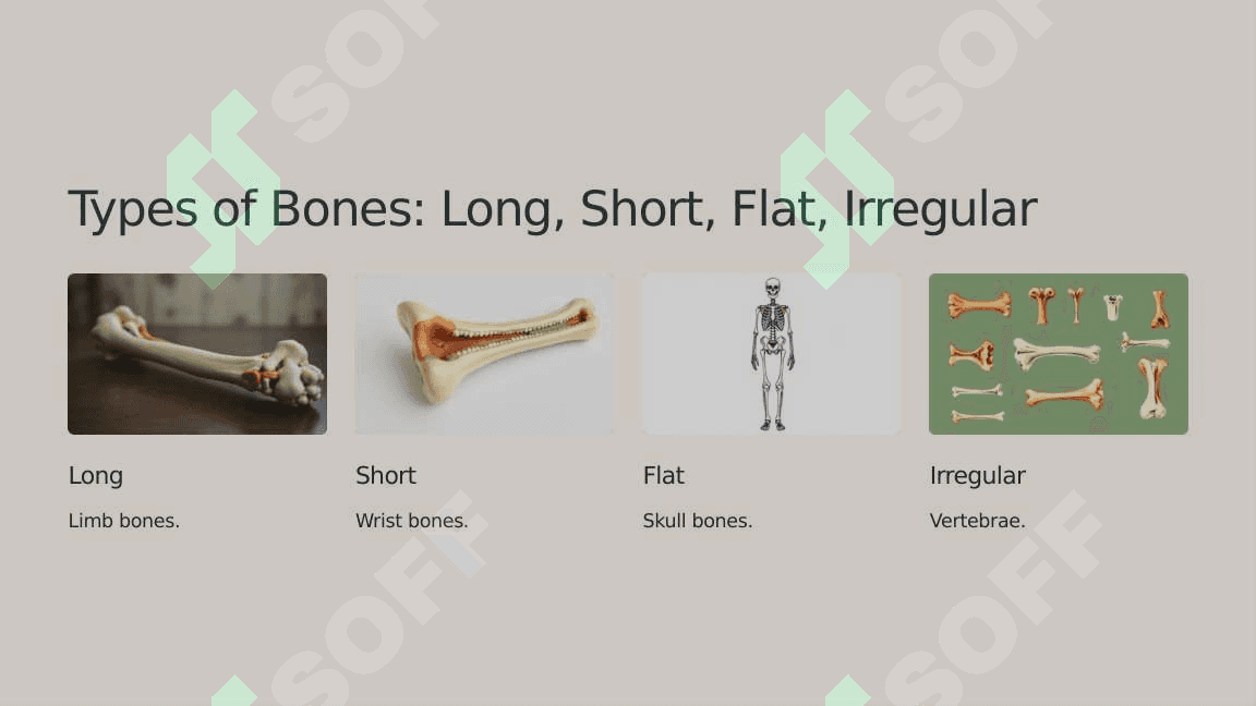 The skeletal system of a human being 2 6