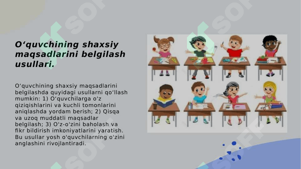 Tarbiya darslarida oʻquvchini oʻz ustida ishlash jarayoni (1-4 sinf tarbiya darsi). 4
