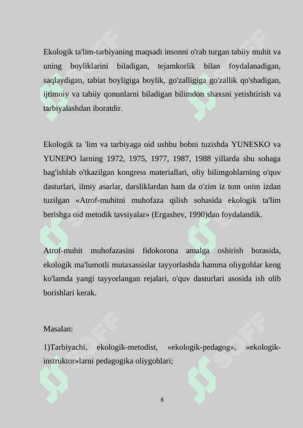 Sayr orqali bolalarda sadoqat xissini tarbiyalash 8