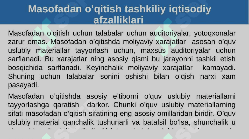 Informatika fanini o‘qitish metodikasi 8