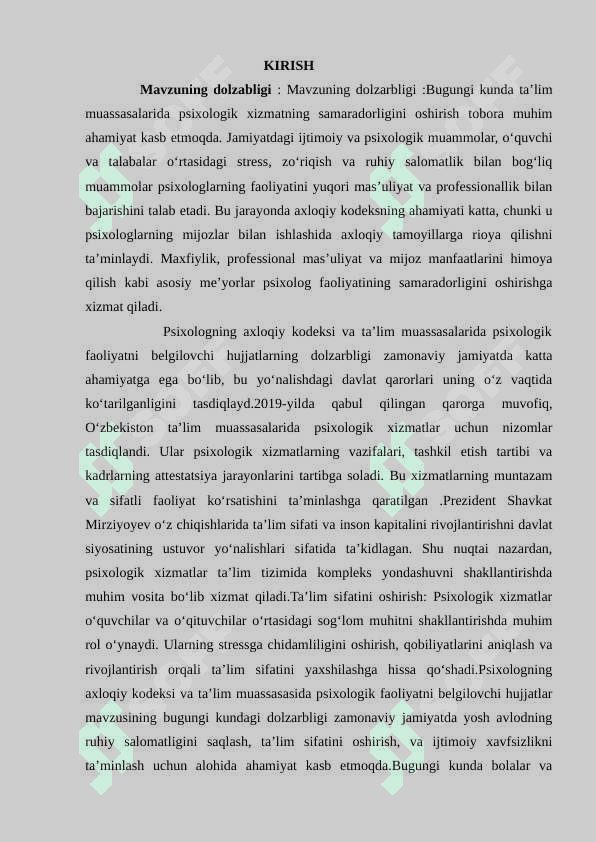 AMALIY PSIXOLOGNING AXLOQIY KASBIY FAOLIYATINING ASOSLARI 2