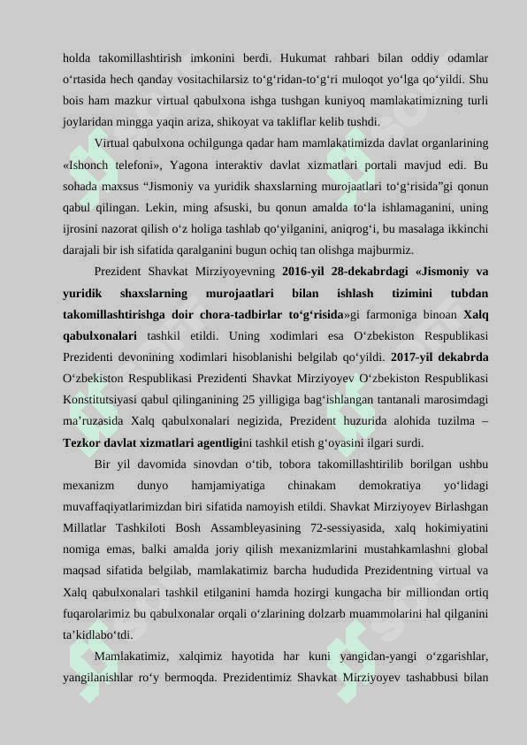 YANGILАNАYOTGАN O’ZBEKISTОN  MILLIY TIKLАNISHDАN – MILLIY YUKSАLISH SАRI 2