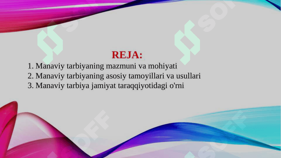 Manaviy tarbiya tushunchasi va mohiyati 2