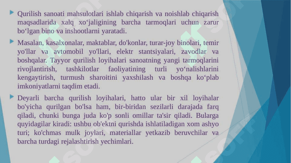 QURILISH TARMOG'I FAOLIYATI AUDITINING O'ZIGA XOS XUSUSIYATLARI 3