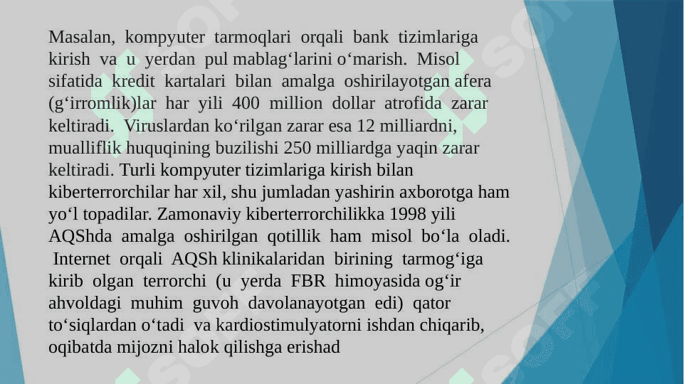Kiberterrorizm va undan himoyalanish 6