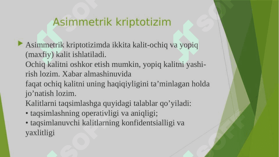 KRIPTOGRAFIK AXBOROT XAVFSIZLIGI 4