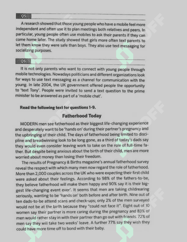 Multilevel reading full mock test 4