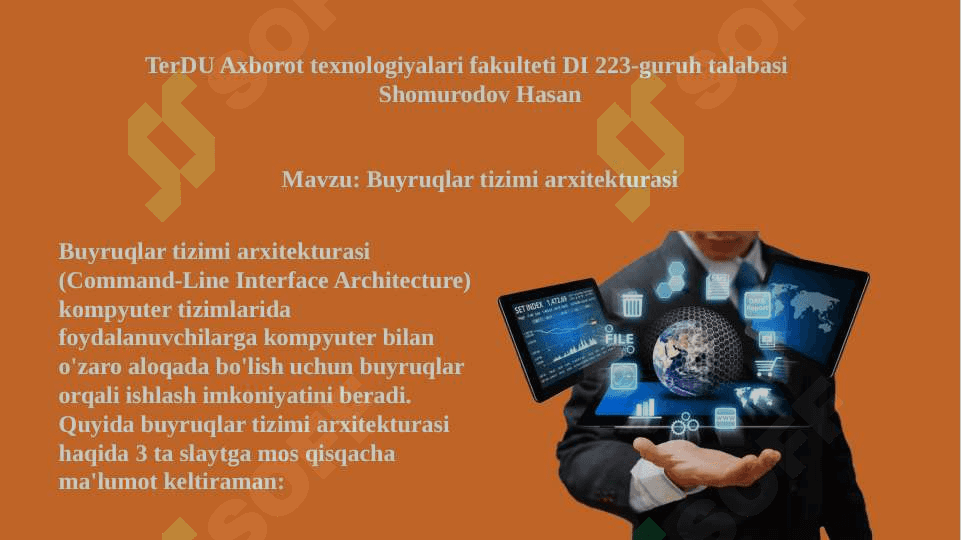 Buyruqlar tizimi arxitekturasi 3