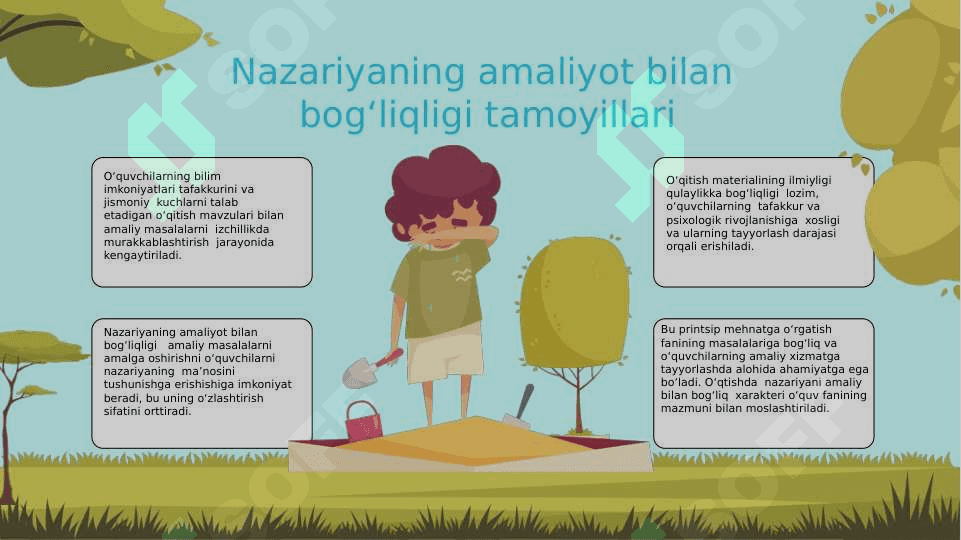 MAVZU: Boshlang‘ich ta’lim tabiiy fanlarning tamoyillari va qonuniyati 6
